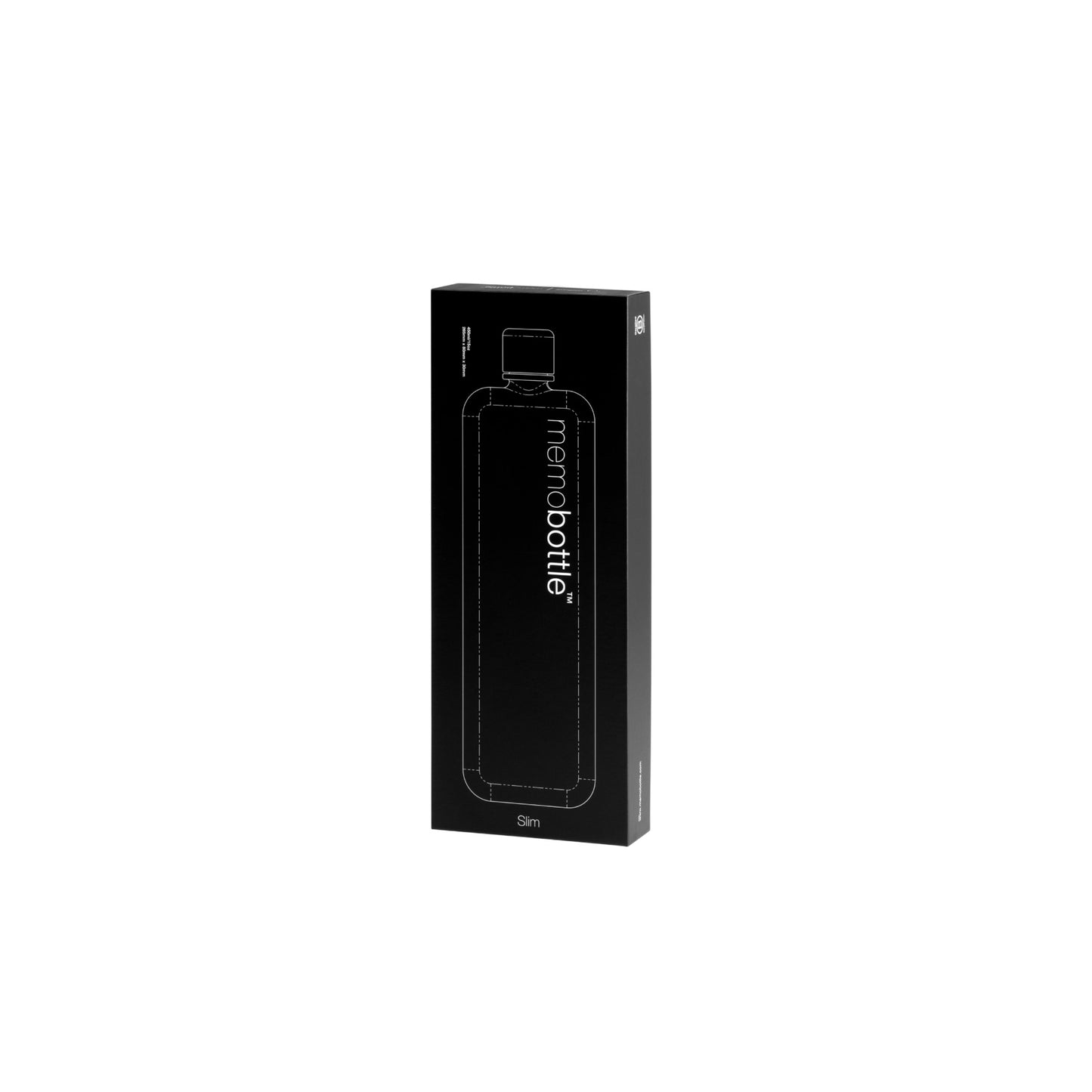 Memobottle Slim 450ml TRANSPARANT