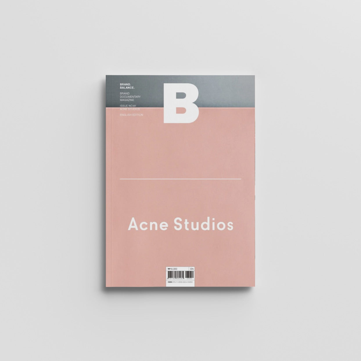 Magazine B Issue-61 ACNE STUDIOS
